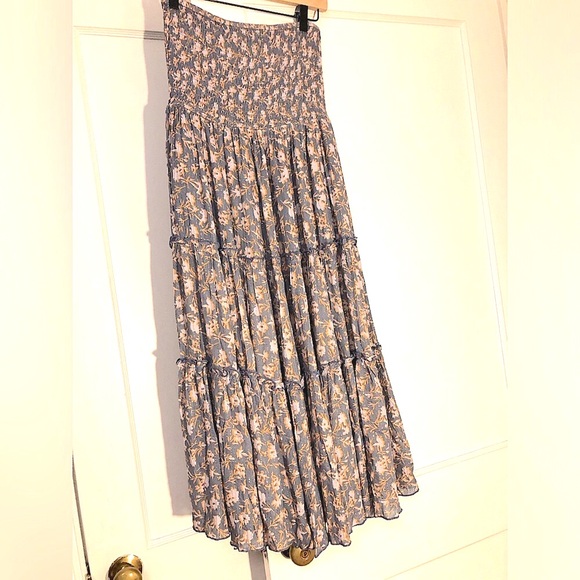 Jen’s Pirate Booty Rooftop Skirt Dress Wildflower Stonewash S NWT - Picture 5 of 6